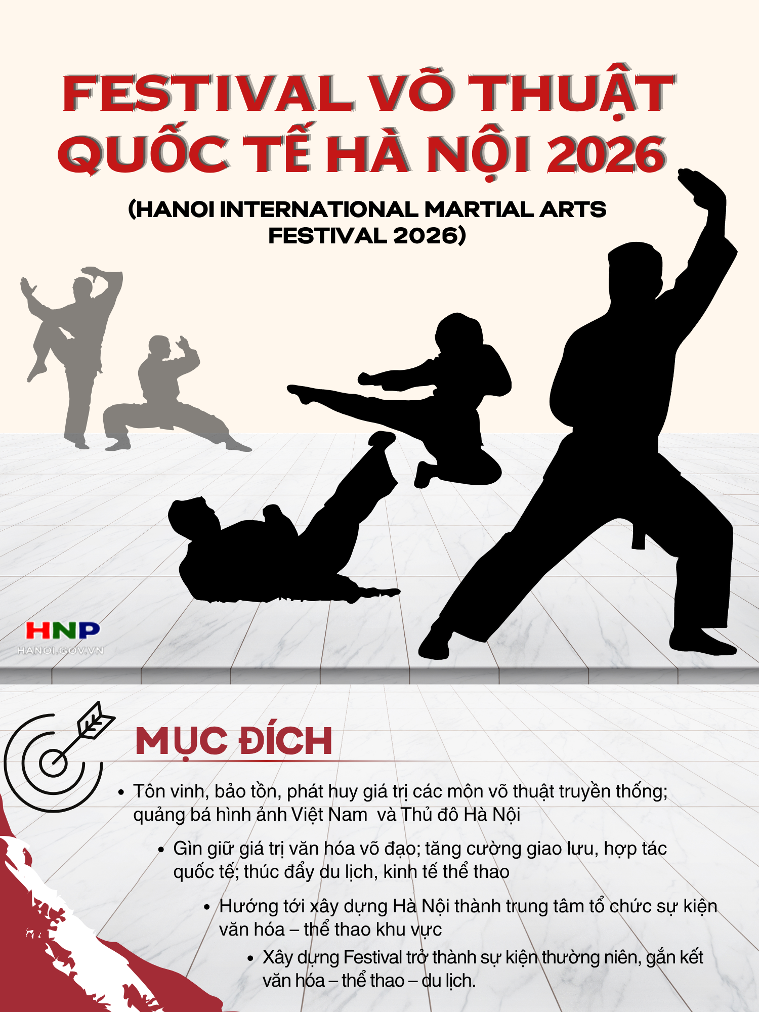 Tổ chức Festival Võ thuật quốc tế Hà Nội năm 2026- Ảnh 1.
