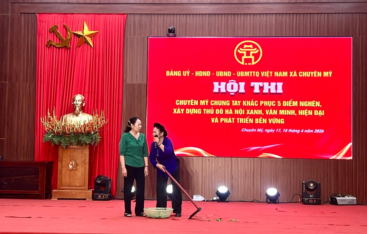 Xã Chuyên Mỹ chung tay khắc phục 5 điểm nghẽn, xây dựng Thủ đô Hà Nội xanh, văn minh, hiện đại- Ảnh 4.