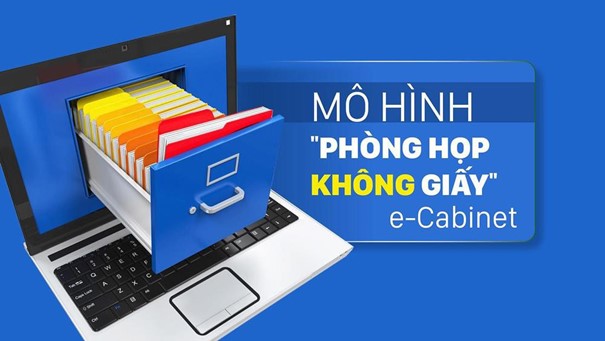 Xã Phúc Thịnh đẩy mạnh chuyển đổi số với mô hình “Phòng họp không giấy tờ” (e-Cabinet)- Ảnh 1.