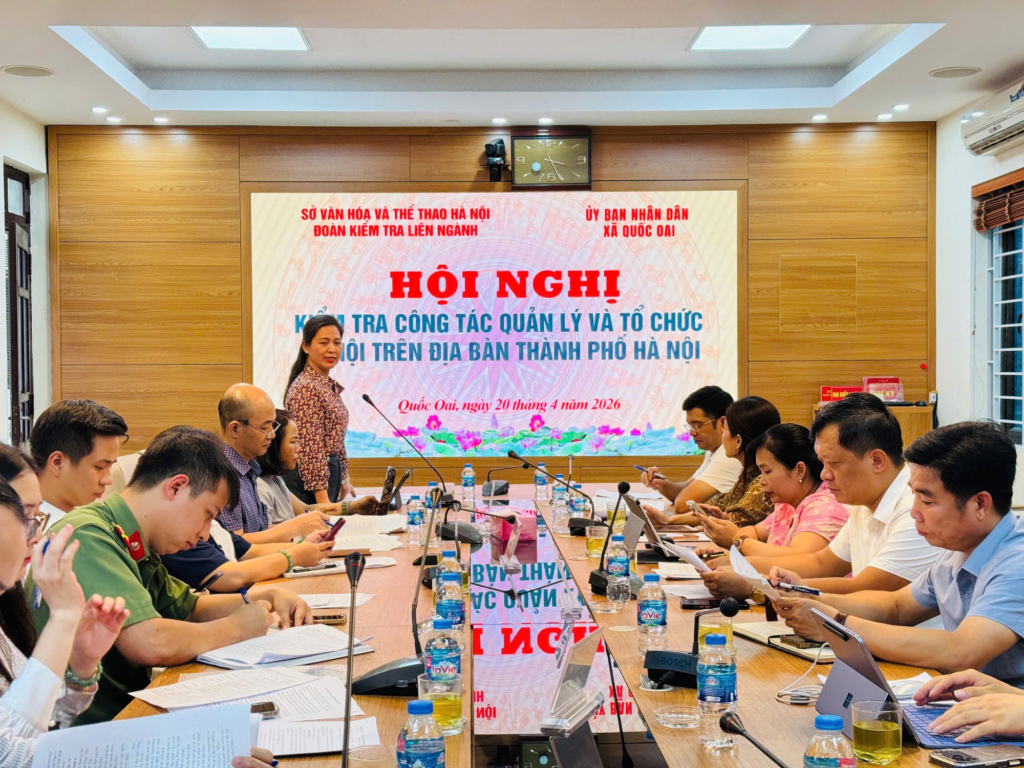 Đoàn kiểm tra liên ngành Thành phố: Rà soát toàn diện, đảm bảo Lễ hội Chùa Thầy 2026 diễn ra an toàn- Ảnh 4.