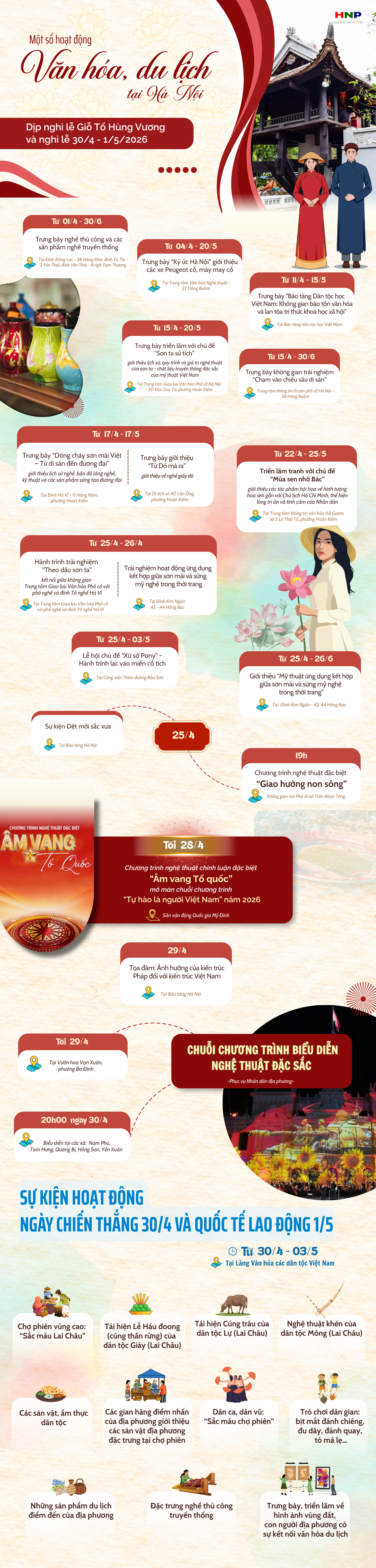 Hà Nội: Nhiều hoạt động văn hóa, du lịch phục vụ Nhân dân và du khách dịp nghỉ lễ- Ảnh 1.