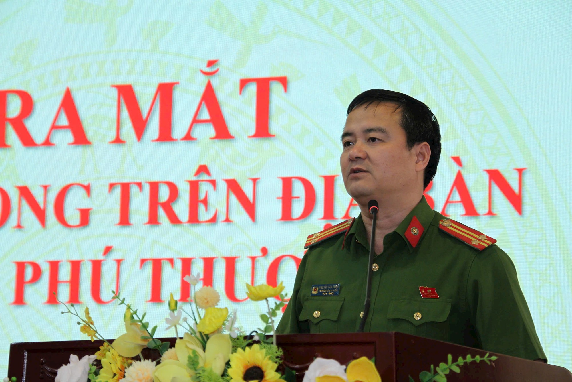 Phường Phú Thượng công bố quyết định thành lập các đội dân phòng trên địa bàn- Ảnh 1.