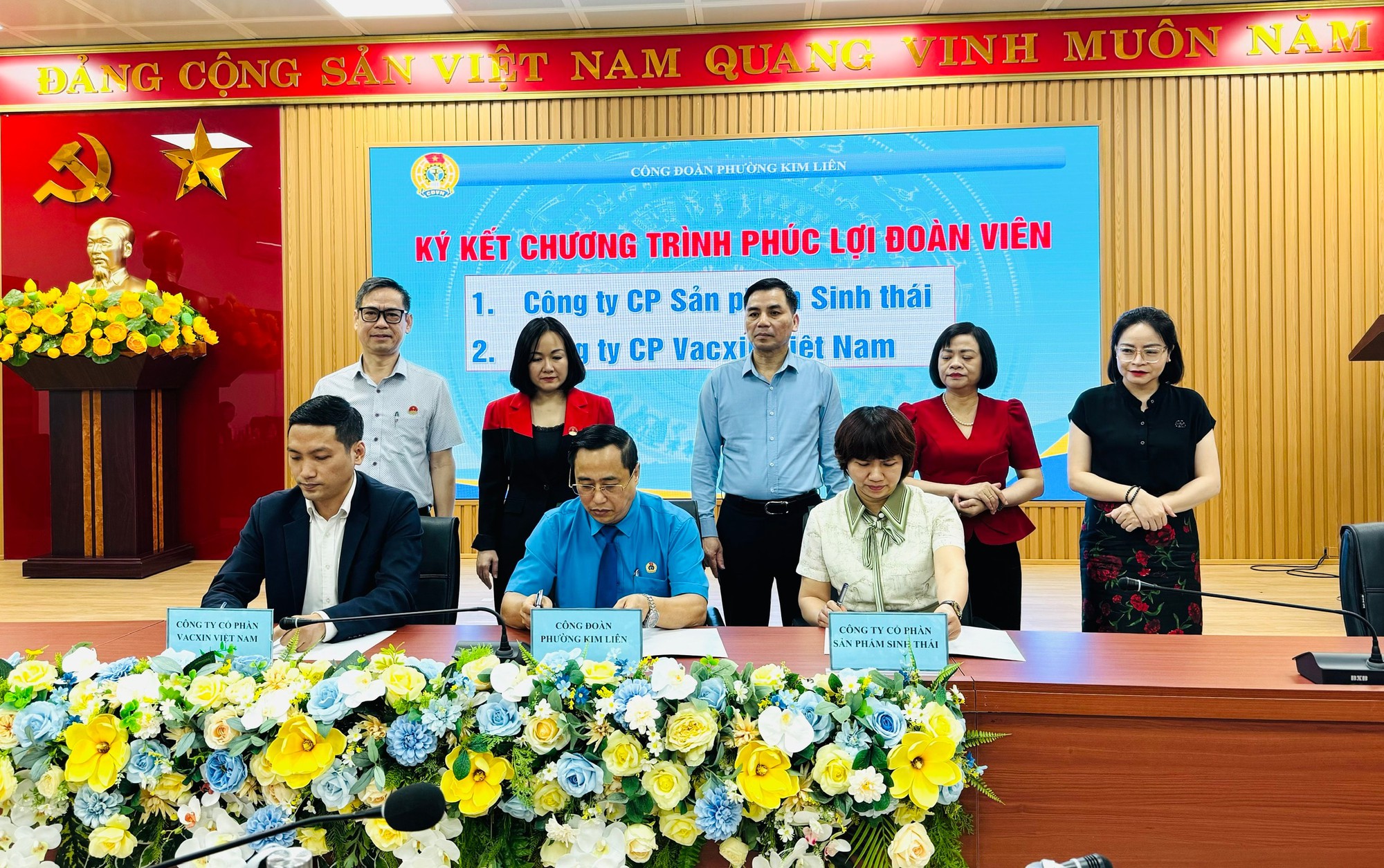 Phường Kim Liên phát động Tháng hành động an toàn vệ sinh lao động và Tháng Công nhân 2026- Ảnh 2.