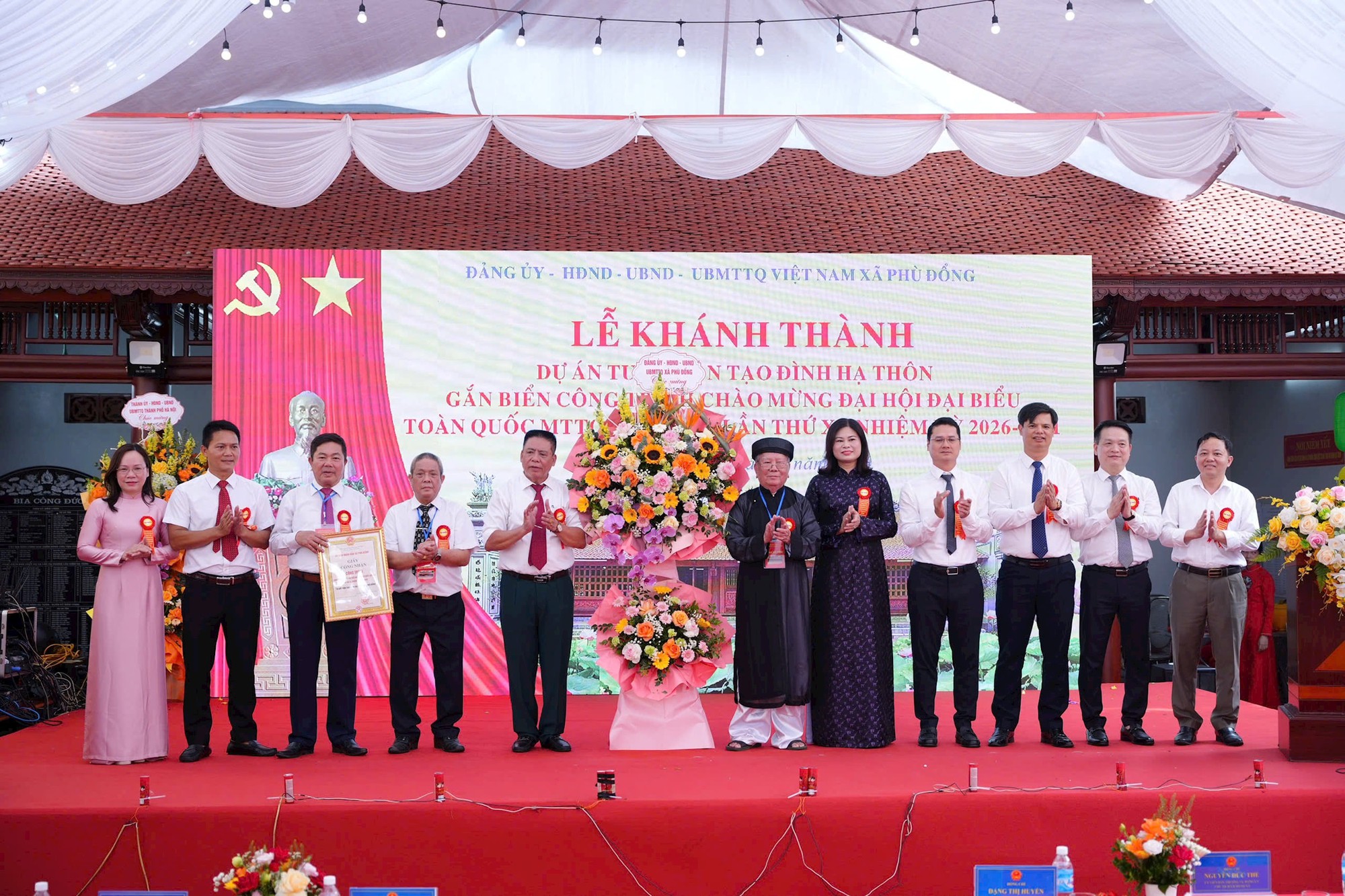 Xã Phù Đổng khánh thành công trình tu bổ, tôn tạo đình Hạ Thôn- Ảnh 5.