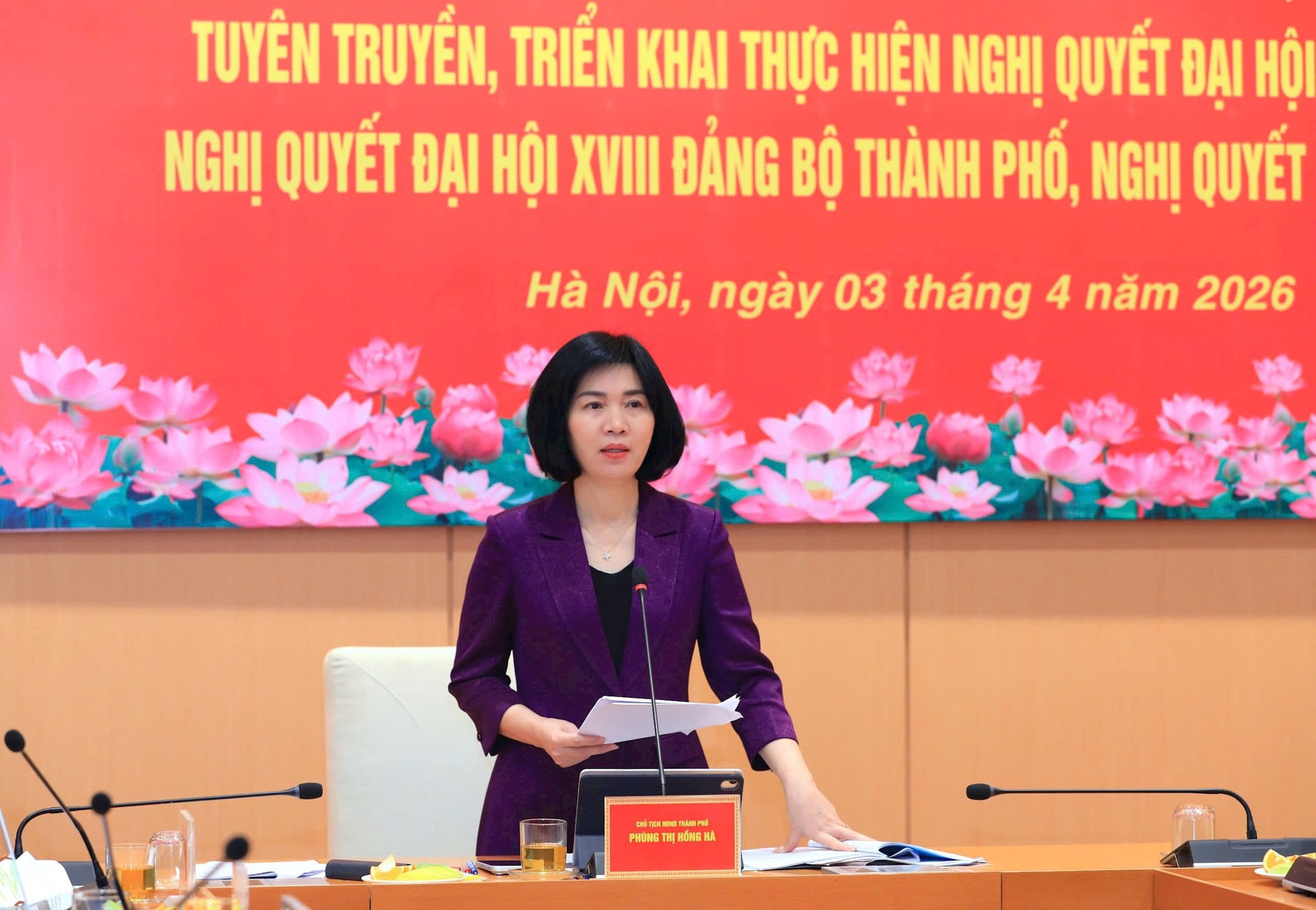 Chủ tịch HĐND Thành phố Phùng Thị Hồng Hà: Đã nói là làm, đã làm phải xong, phải có kết quả định lượng cụ thể- Ảnh 10.