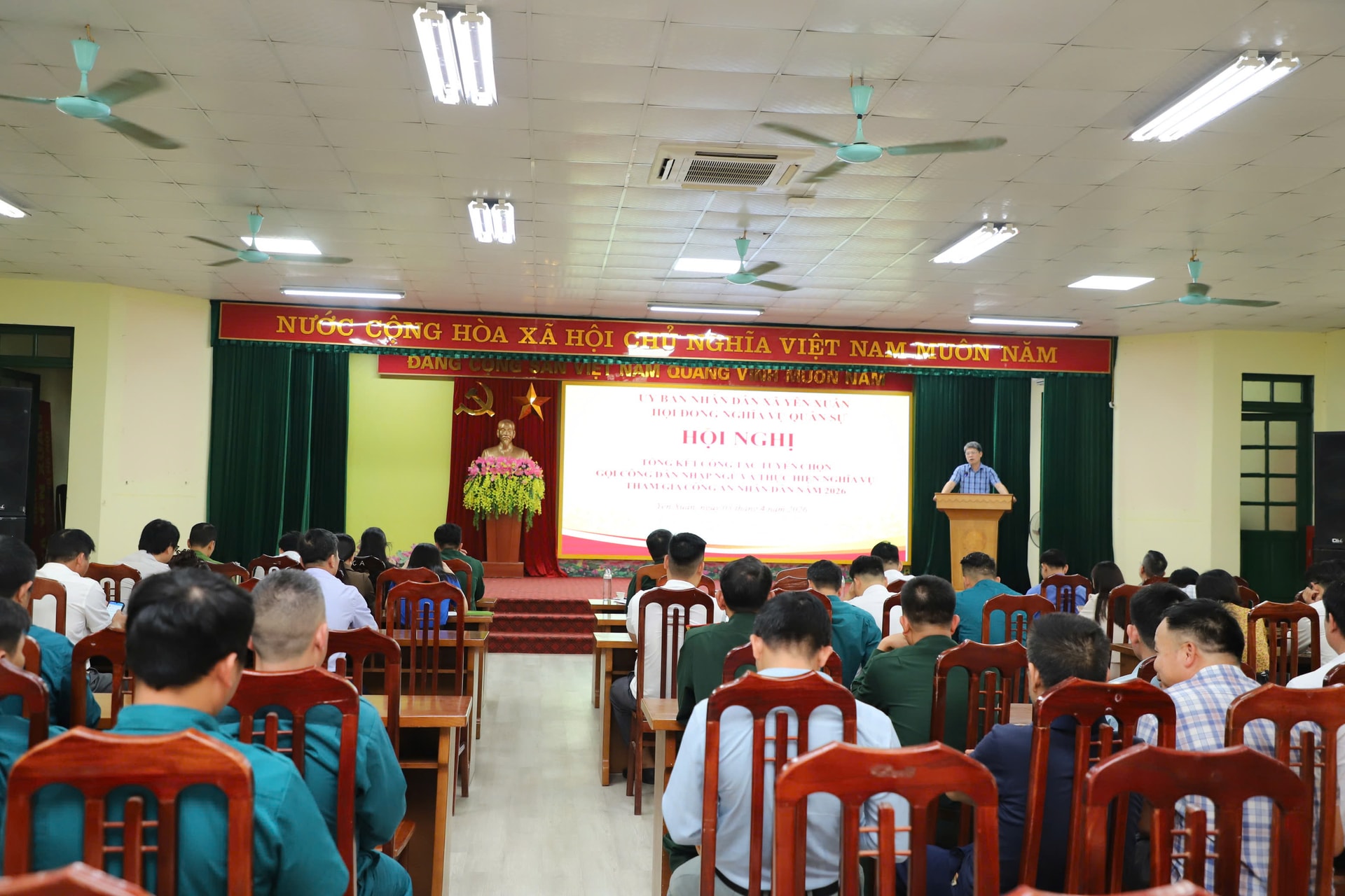 Xã Yên Xuân tổng kết công tác tuyển chọn, gọi công dân nhập ngũ năm 2026- Ảnh 1.