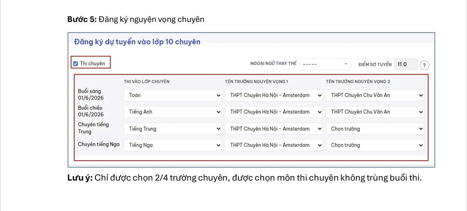 Chi tiết quy trình đăng ký tuyển sinh trực tuyến vào lớp 10 THPT- Ảnh 6.