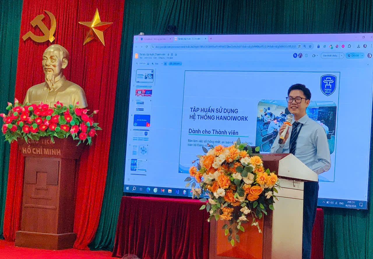 Thượng Phúc tập huấn sử dụng không gian số HanoiWork, thúc đẩy chuyển đổi số trong hệ thống chính trị- Ảnh 3.