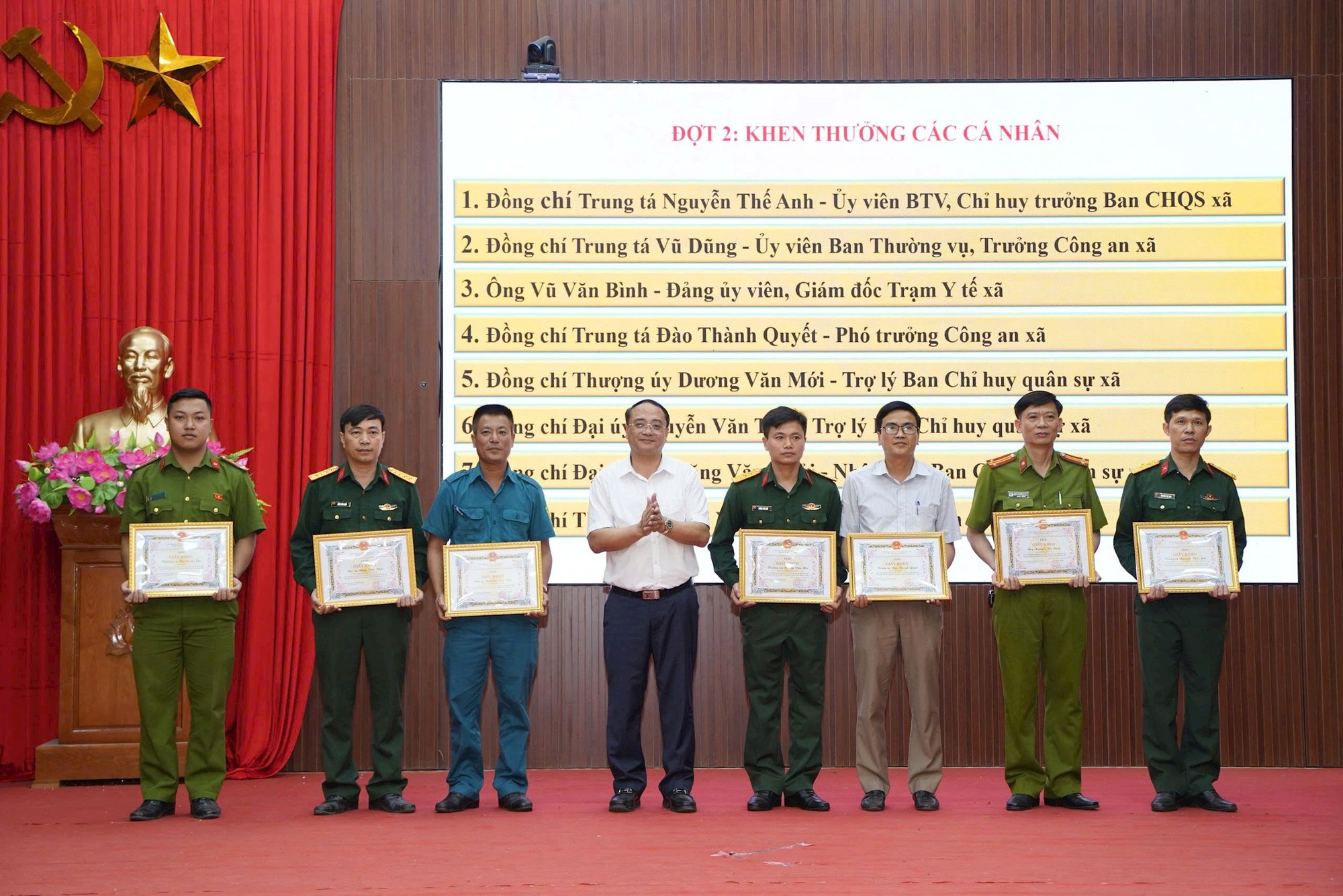 Xã Chuyên Mỹ: Khen thưởng nhiều tập thể, cá nhân có thành tích xuất sắc trong công tác tuyển, gọi công dân nhập ngũ- Ảnh 2.