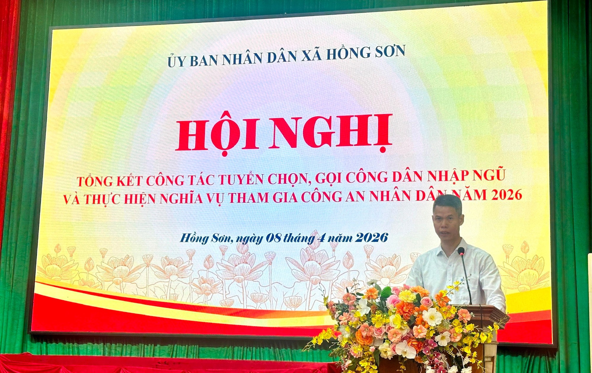 Xã Hồng Sơn tổng kết công tác tuyển quân năm 2026- Ảnh 1.