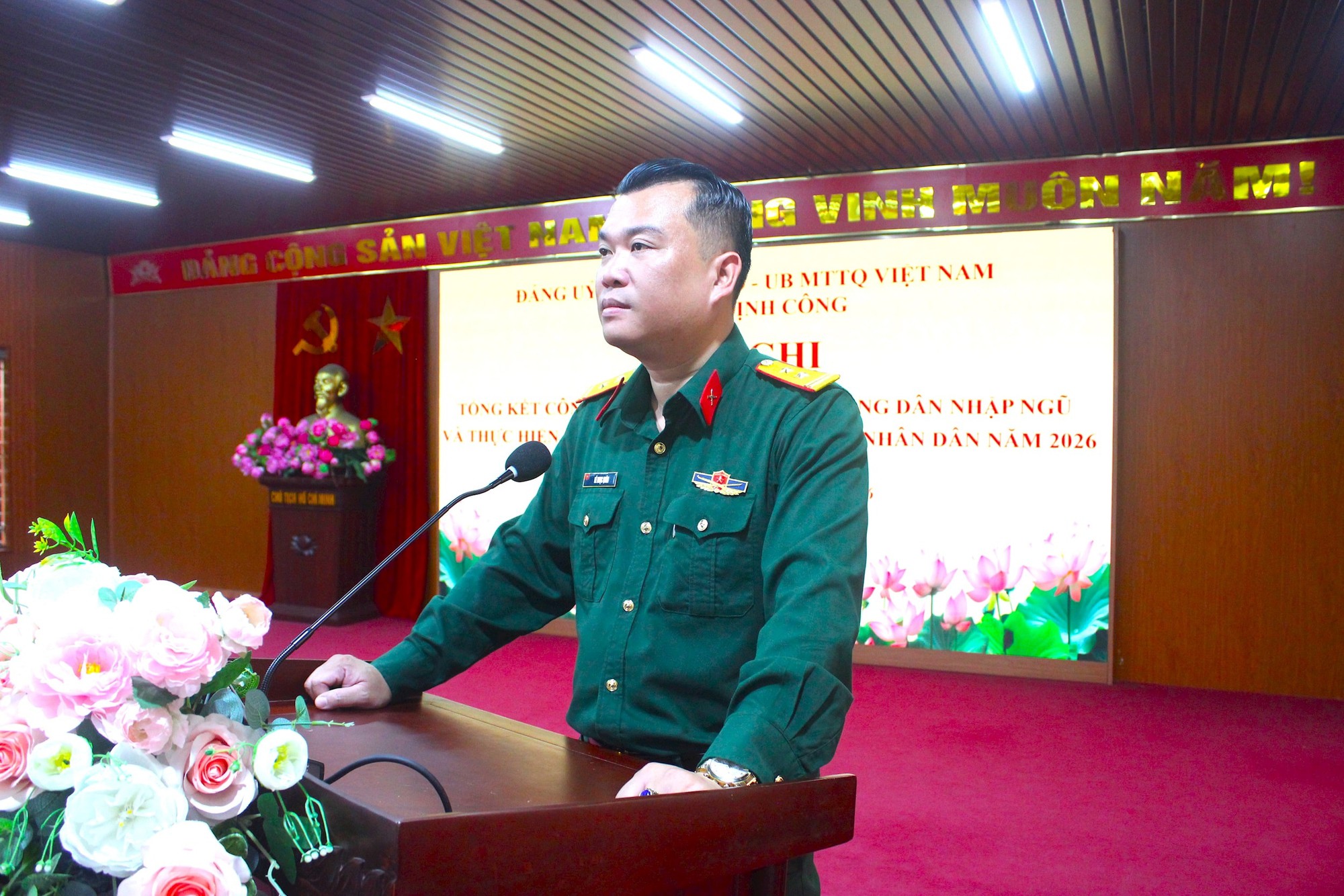 Phường Định Công hoàn thành 100% chỉ tiêu tuyển quân năm 2026- Ảnh 2.