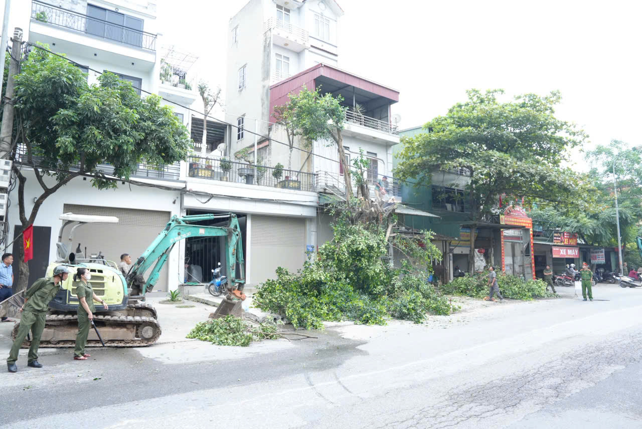 Xã Thanh Oai: Tháo dỡ, giải phóng mặt bằng phục vụ Dự án nâng cấp, mở rộng Quốc lộ 21B- Ảnh 4.