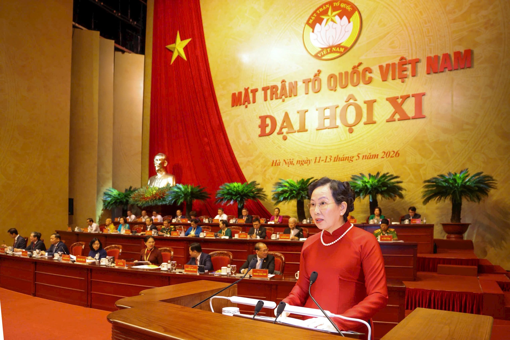 Khai mạc phiên làm việc đầu tiên Đại hội MTTQ Việt Nam lần thứ XI- Ảnh 3.