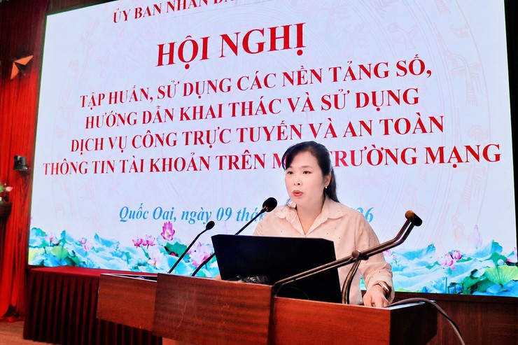 Quốc Oai nâng cao kỹ năng số cho người dân, thúc đẩy chuyển đổi số từ cơ sở- Ảnh 2.