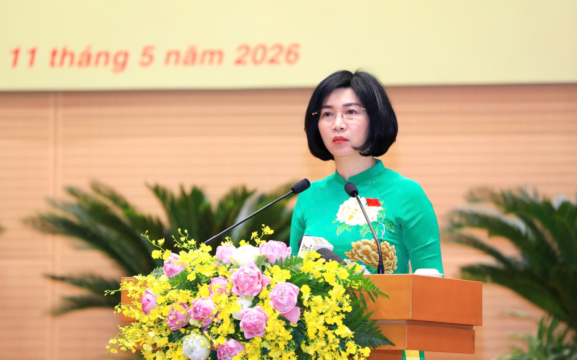 Chủ tịch HĐND Thành phố Phùng Thị Hồng Hà phát biểu bế mạc Kỳ họp