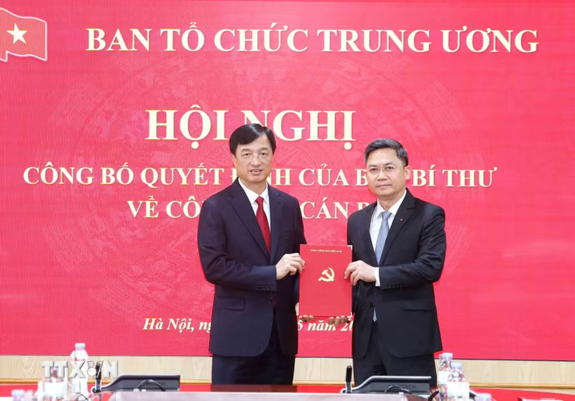 Đồng chí Hà Minh Hải giữ chức Phó Trưởng ban Tổ chức Trung ương- Ảnh 1.