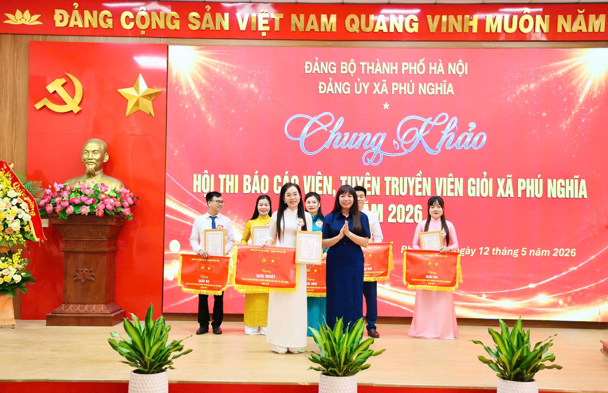Chung khảo Hội thi “Báo cáo viên, tuyên truyền viên giỏi” xã Phú Nghĩa- Ảnh 5.