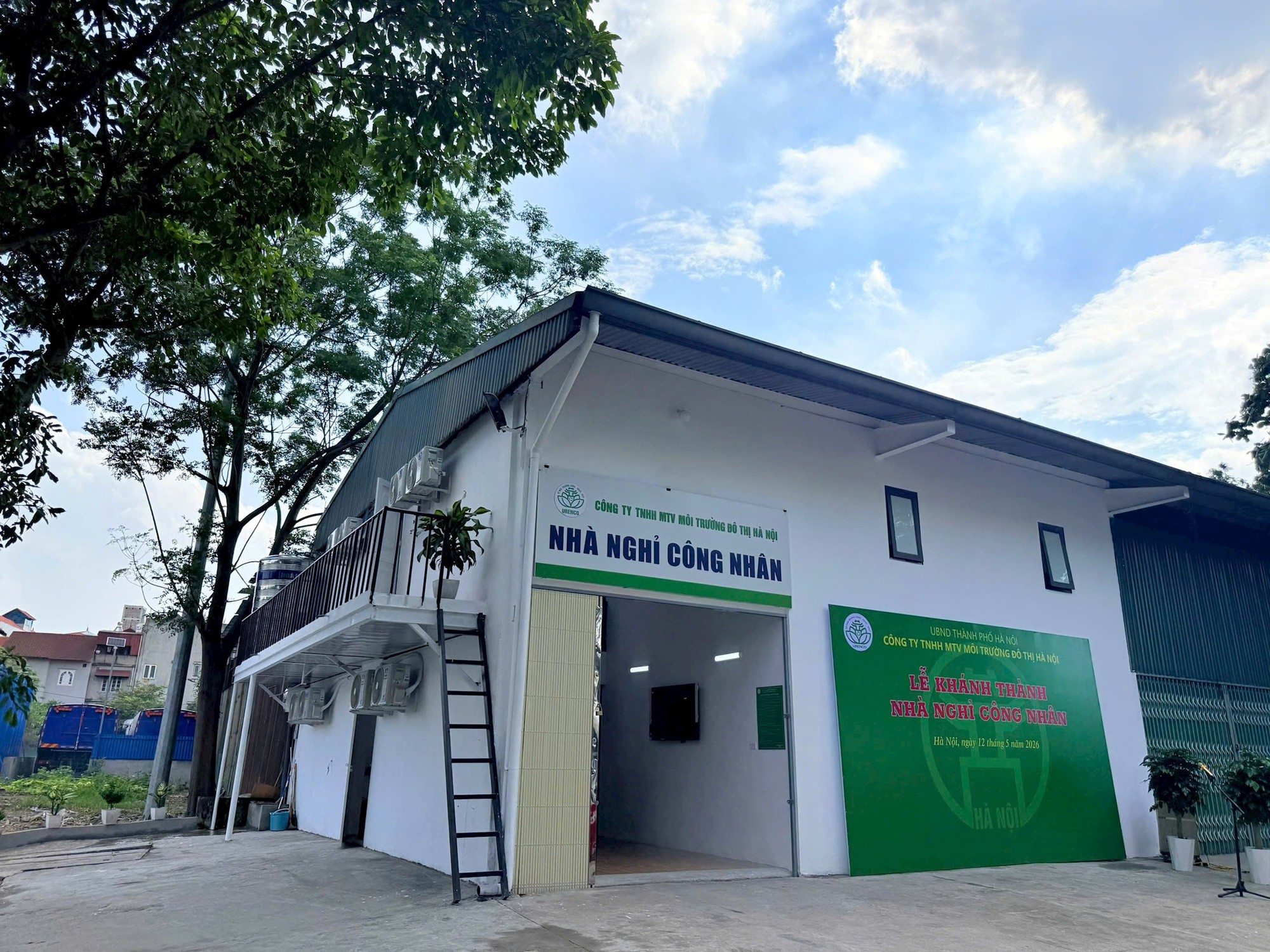 Khánh thành nhà lưu trú cho công nhân môi trường Thủ đô- Ảnh 2.