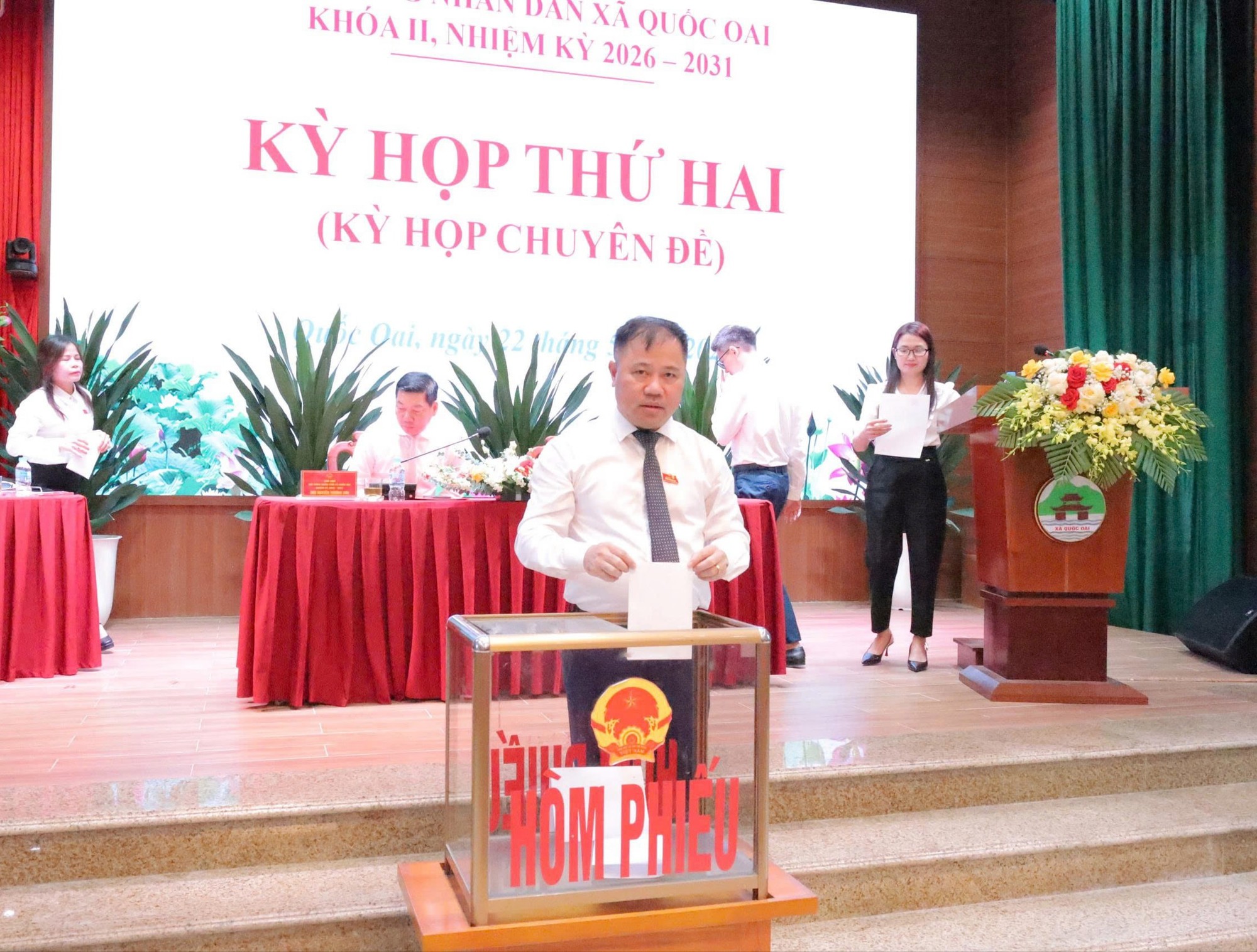 HĐND xã Quốc Oai thông qua Kế hoạch phát triển kinh tế - xã hội 5 năm giai đoạn 2026 - 2030- Ảnh 3.