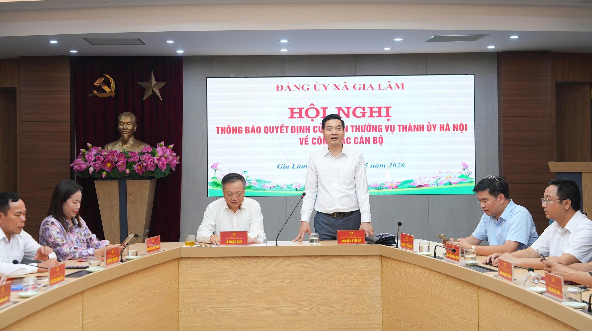 Đồng chí Lê Ngọc Anh giữ chức Bí thư Đảng ủy xã Gia Lâm- Ảnh 1.