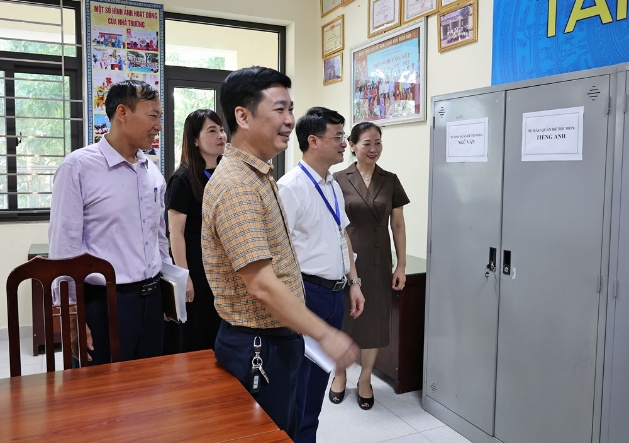 Xã Xuân Mai: Kiểm tra công tác chuẩn bị kỳ thi tuyển sinh vào lớp 10 Trung học phổ thông năm học 2026 - 2027- Ảnh 4.