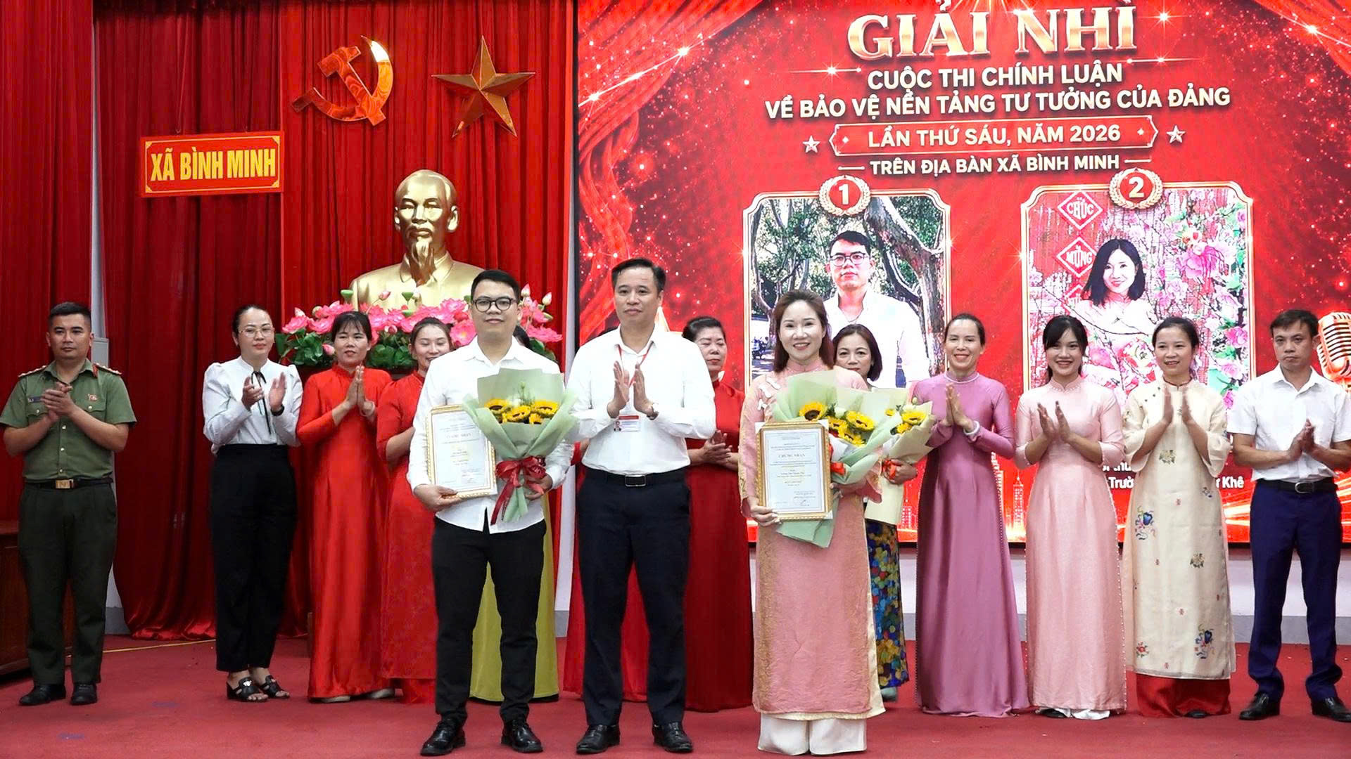 Xã Bình Minh: Tổng kết cuộc thi chính luận bảo vệ nền tảng tư tưởng của Đảng lần thứ VI- Ảnh 4.