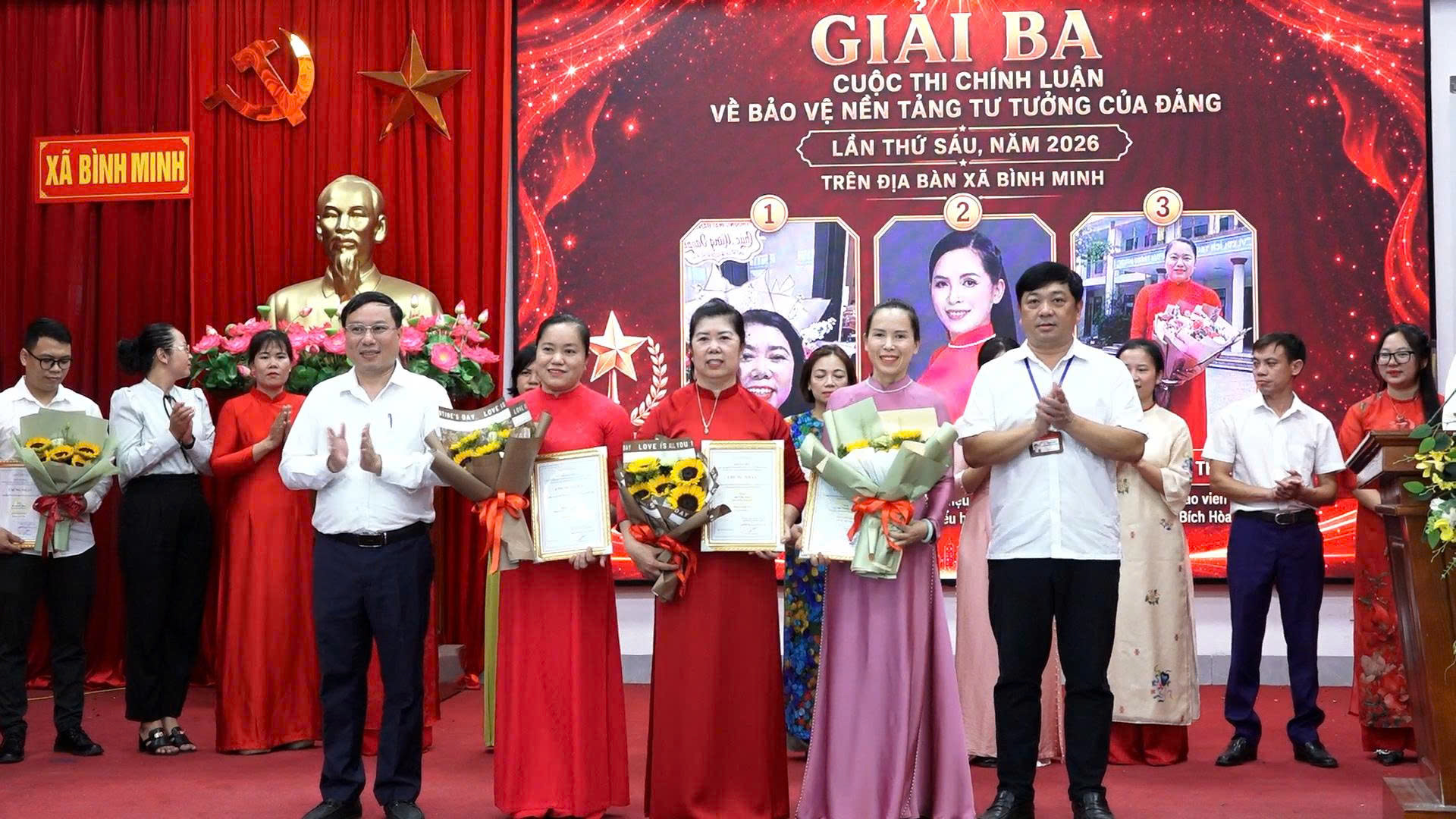 Xã Bình Minh: Tổng kết cuộc thi chính luận bảo vệ nền tảng tư tưởng của Đảng lần thứ VI- Ảnh 5.
