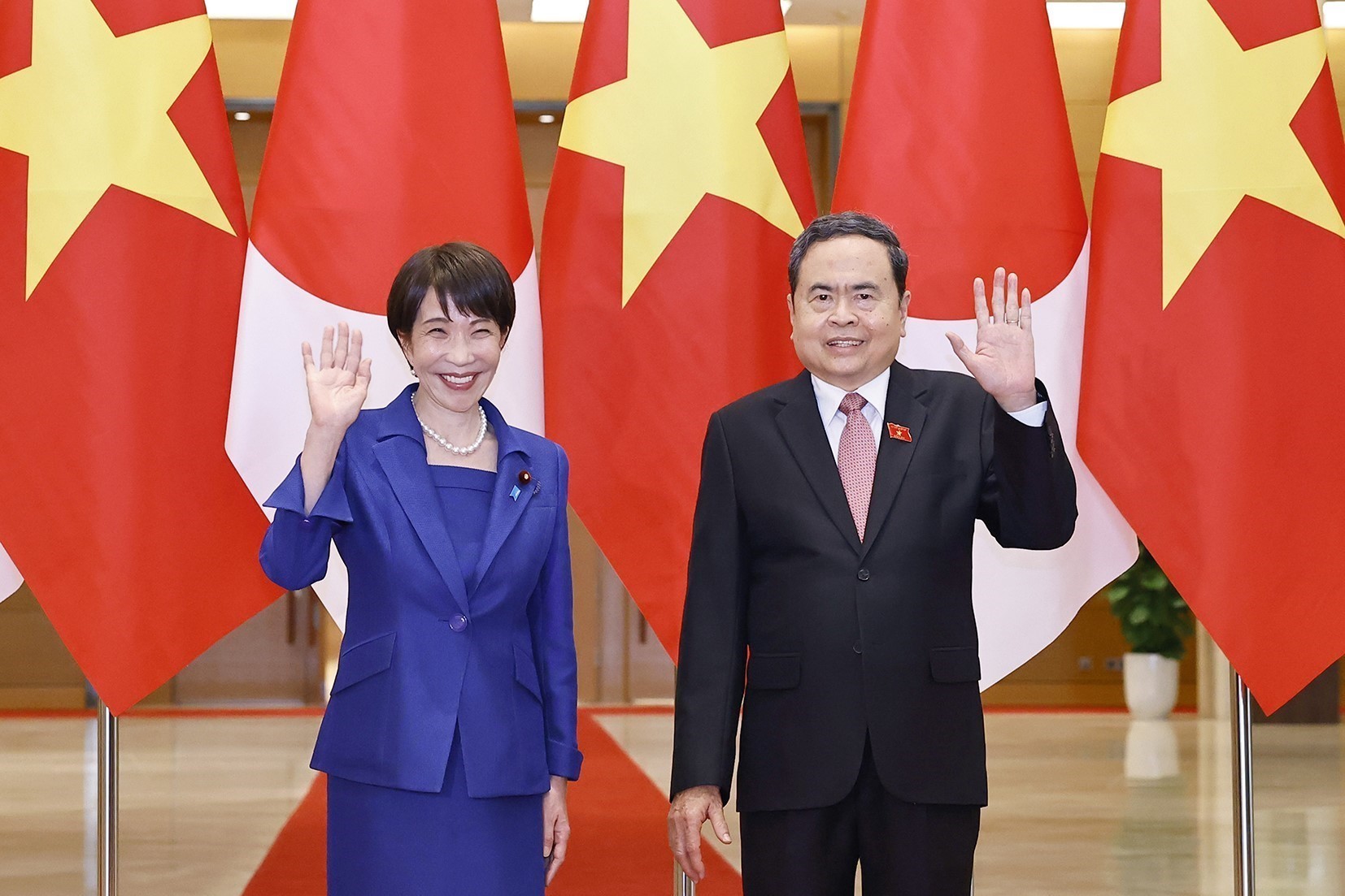 Chủ tịch Quốc hội Trần Thanh Mẫn hội kiến Thủ tướng Takaichi Sanae