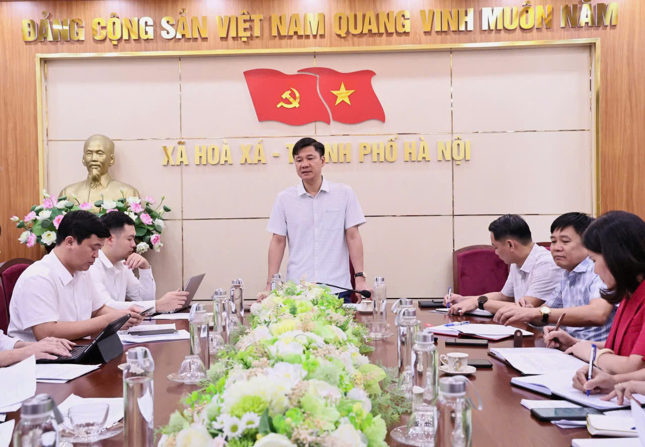Đảng ủy xã Hòa Xá tăng cường kiểm tra, thúc đẩy chuyển đổi số theo Nghị quyết 57-NQ/TW- Ảnh 1.