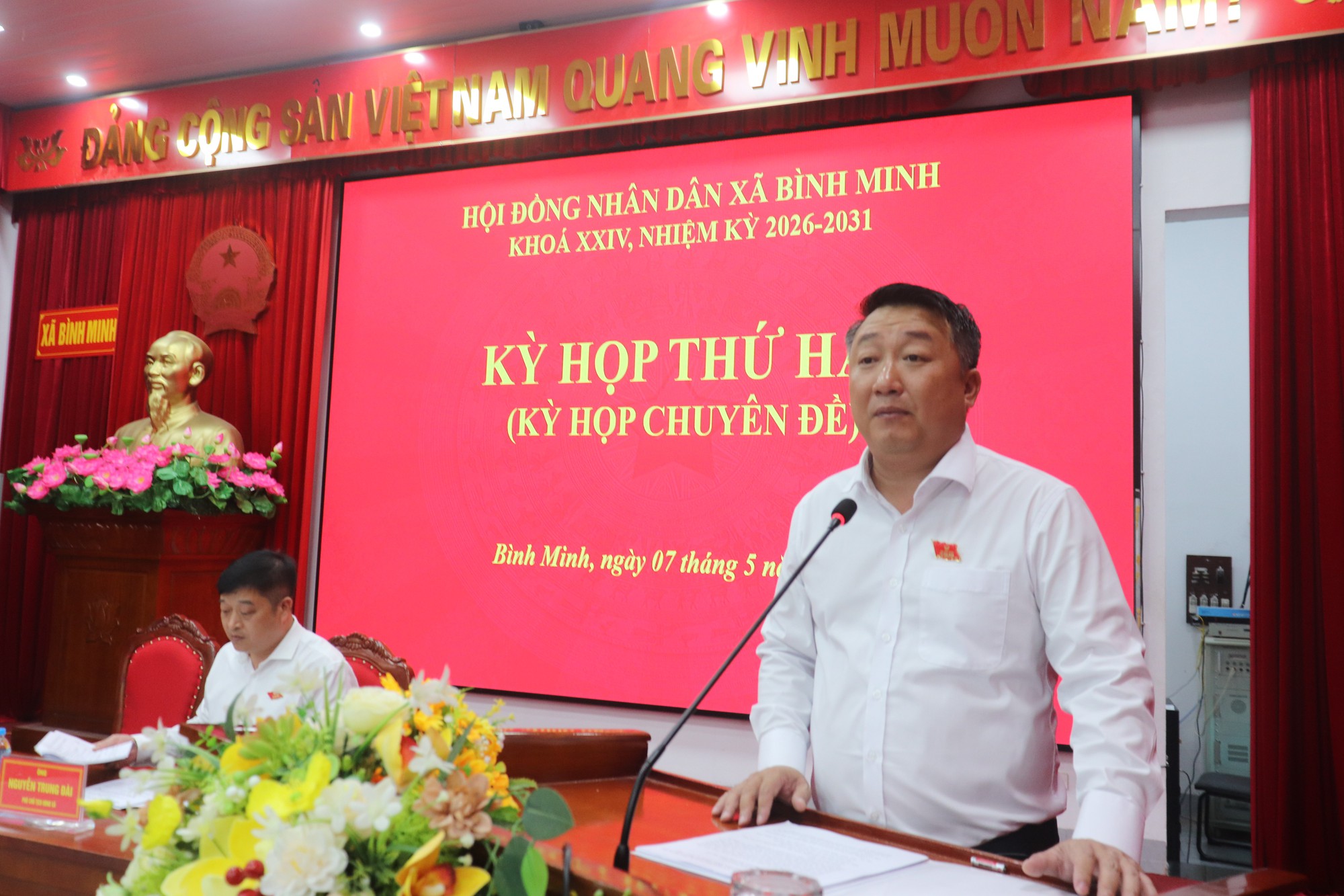 HĐND xã Bình Minh tổ chức kỳ họp thứ hai thông qua 4 Nghị quyết quan trọng- Ảnh 1.