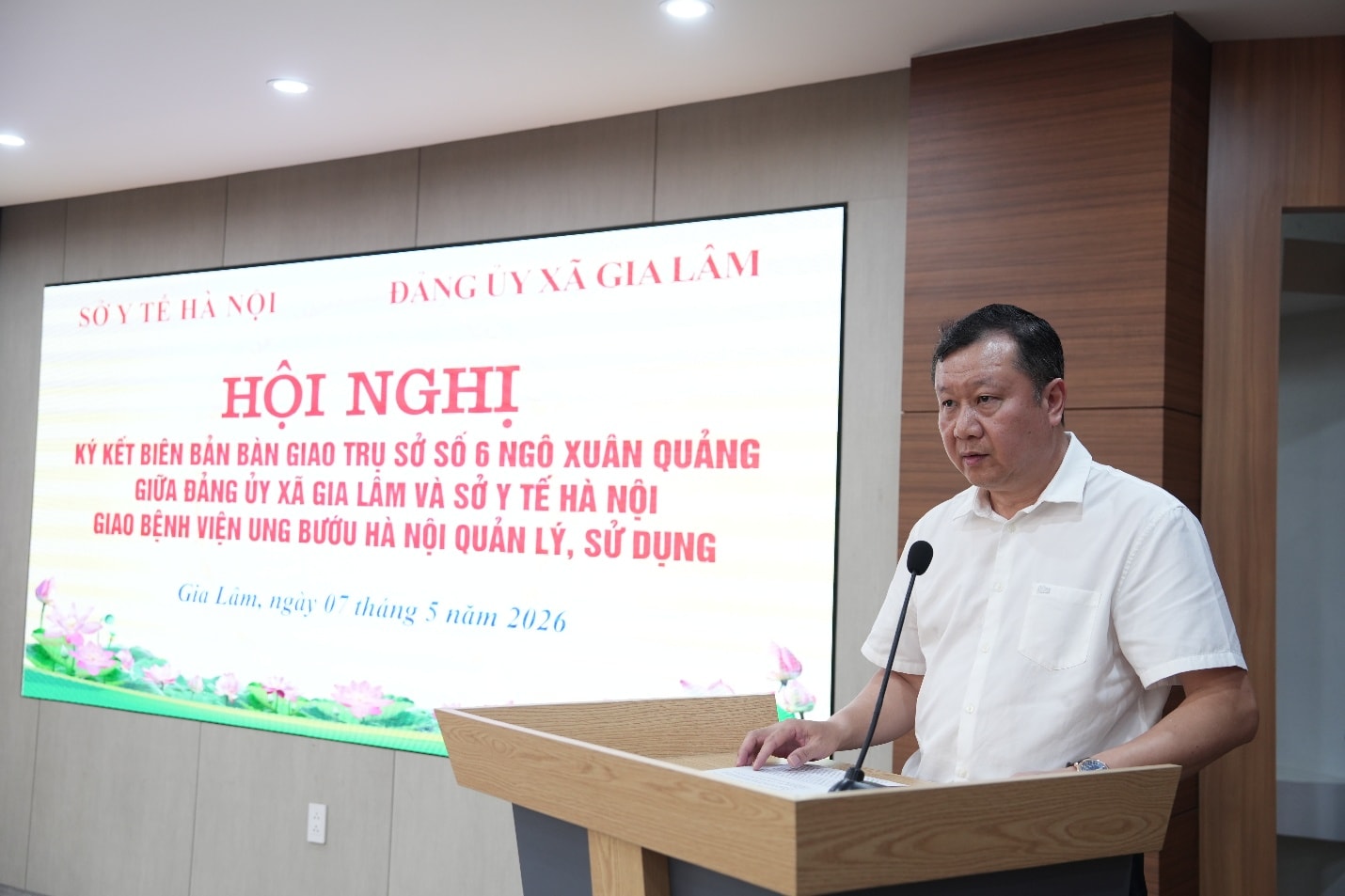 Xã Gia Lâm: Bàn giao trụ sở số 6 Ngô Xuân Quảng cho Bệnh viện Ung bướu Hà Nội- Ảnh 3.
