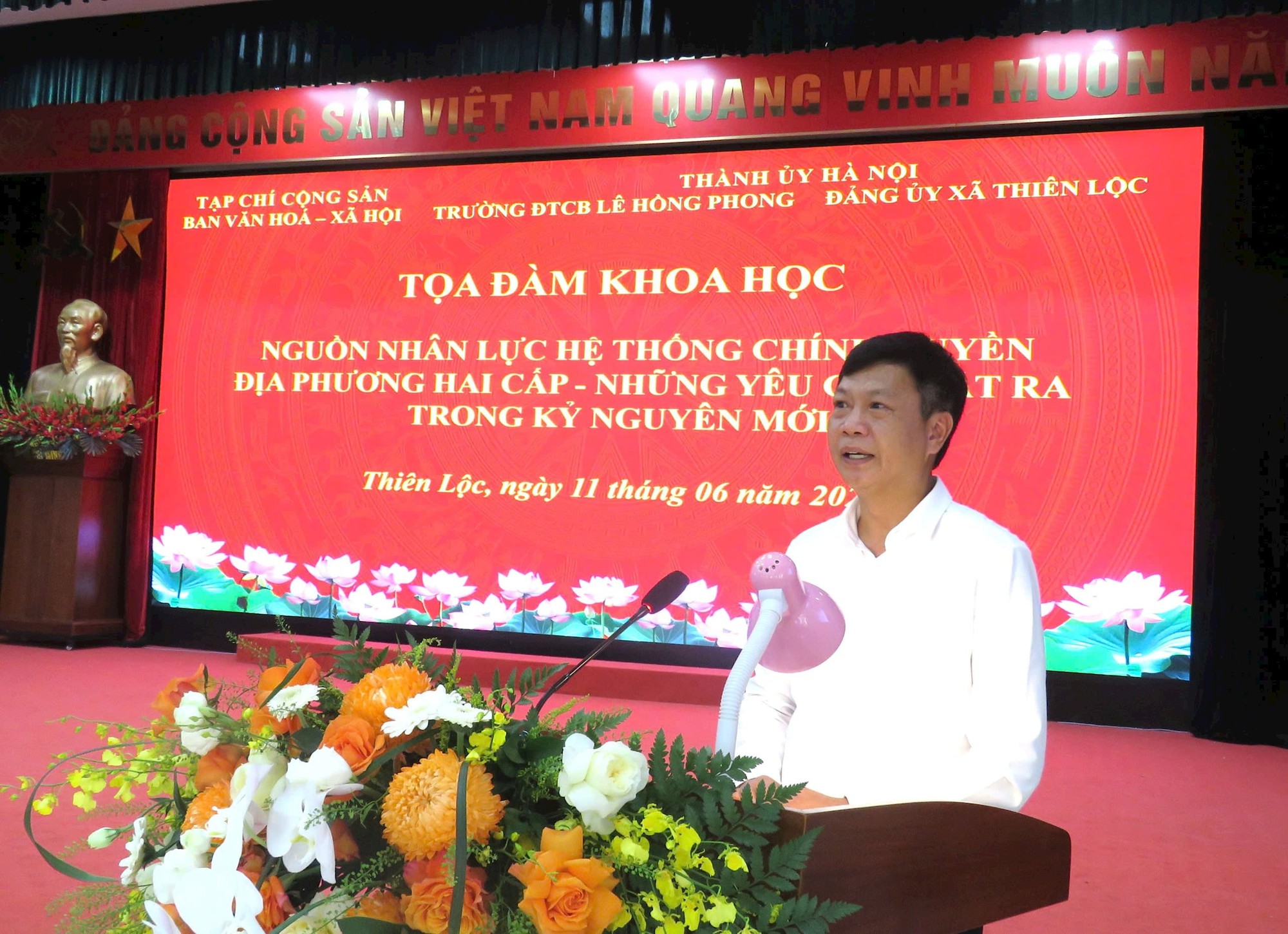 Tọa đàm “Nguồn nhân lực hệ thống chính quyền địa phương hai cấp - những yêu cầu đặt ra trong kỷ nguyên mới”- Ảnh 4.