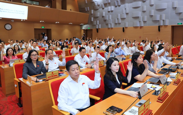 Hanoi People's Council opens fourth special session to advance Capital Law- Ảnh 3.