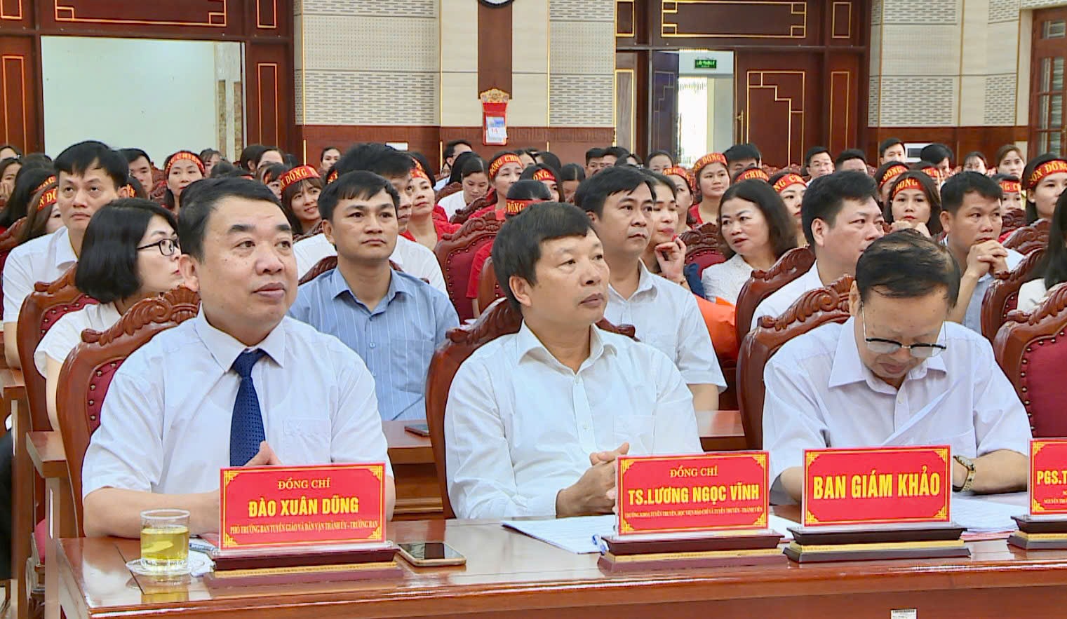 Sơ khảo Hội thi báo cáo viên, tuyên truyền viên giỏi Thành phố - cụm thi số 10- Ảnh 1.