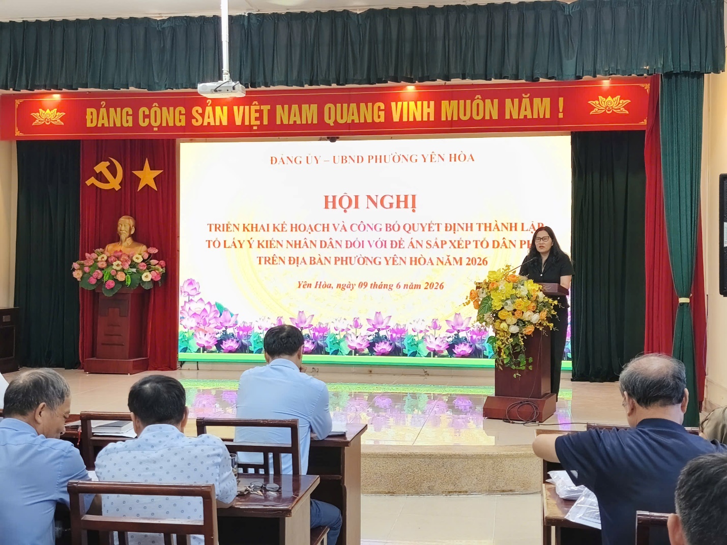 Ứng dụng bản đồ số trong xây dựng phương án sắp xếp tổ dân phố trên địa bàn phường Yên Hòa- Ảnh 1.