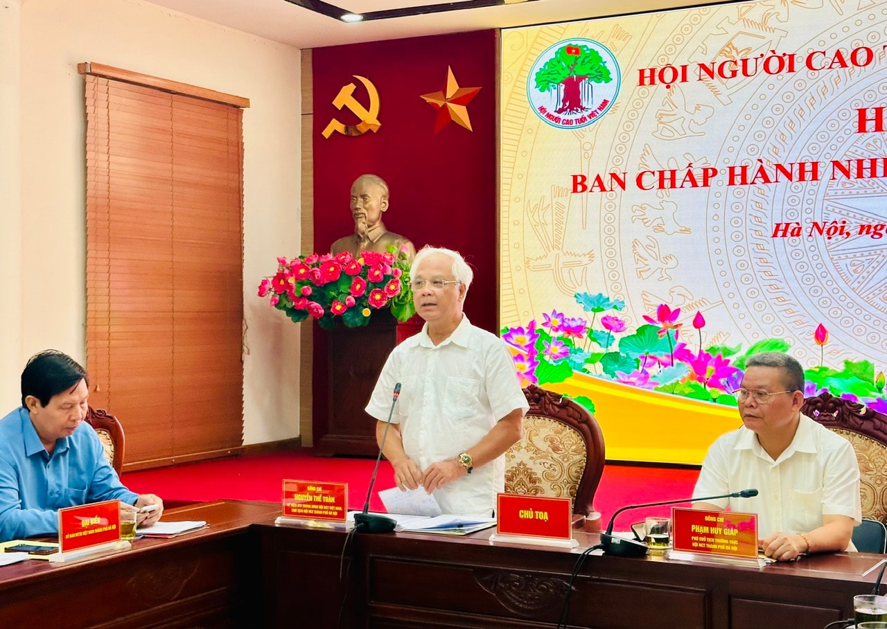 Hội Người cao tuổi thành phố Hà Nội tổ chức Hội nghị Ban Chấp hành (mở rộng)- Ảnh 1.