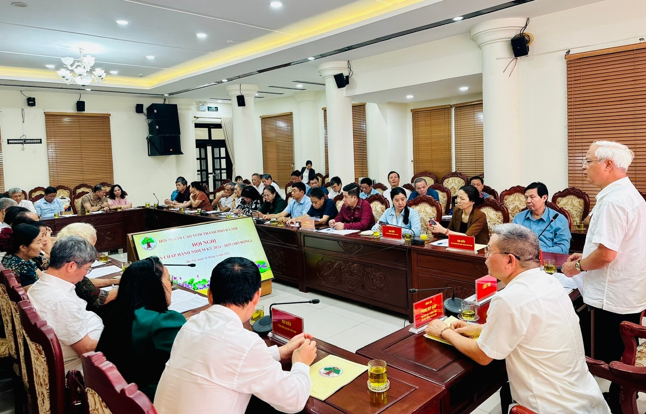 Hội Người cao tuổi thành phố Hà Nội tổ chức Hội nghị Ban Chấp hành (mở rộng)- Ảnh 2.