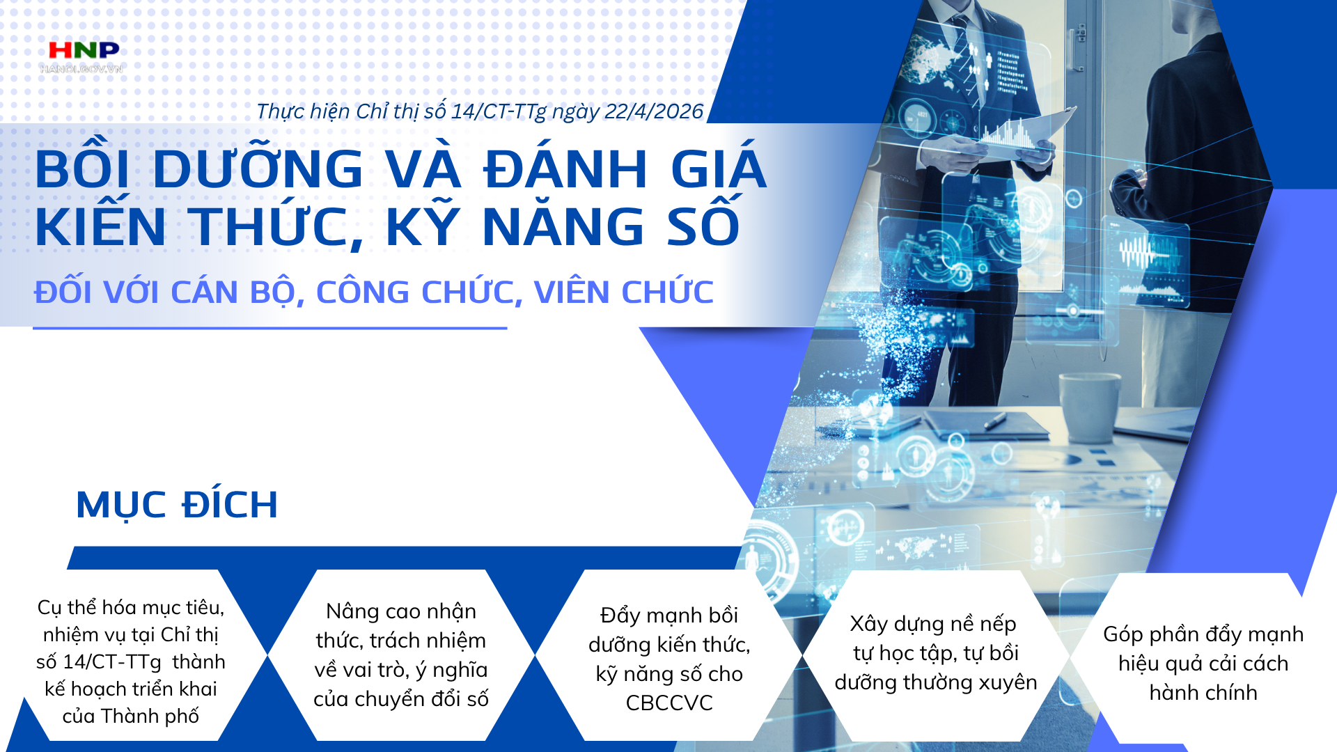 Đẩy mạnh bồi dưỡng và đánh giá kiến thức, kỹ năng số đối với cán bộ, công chức, viên chức- Ảnh 1.