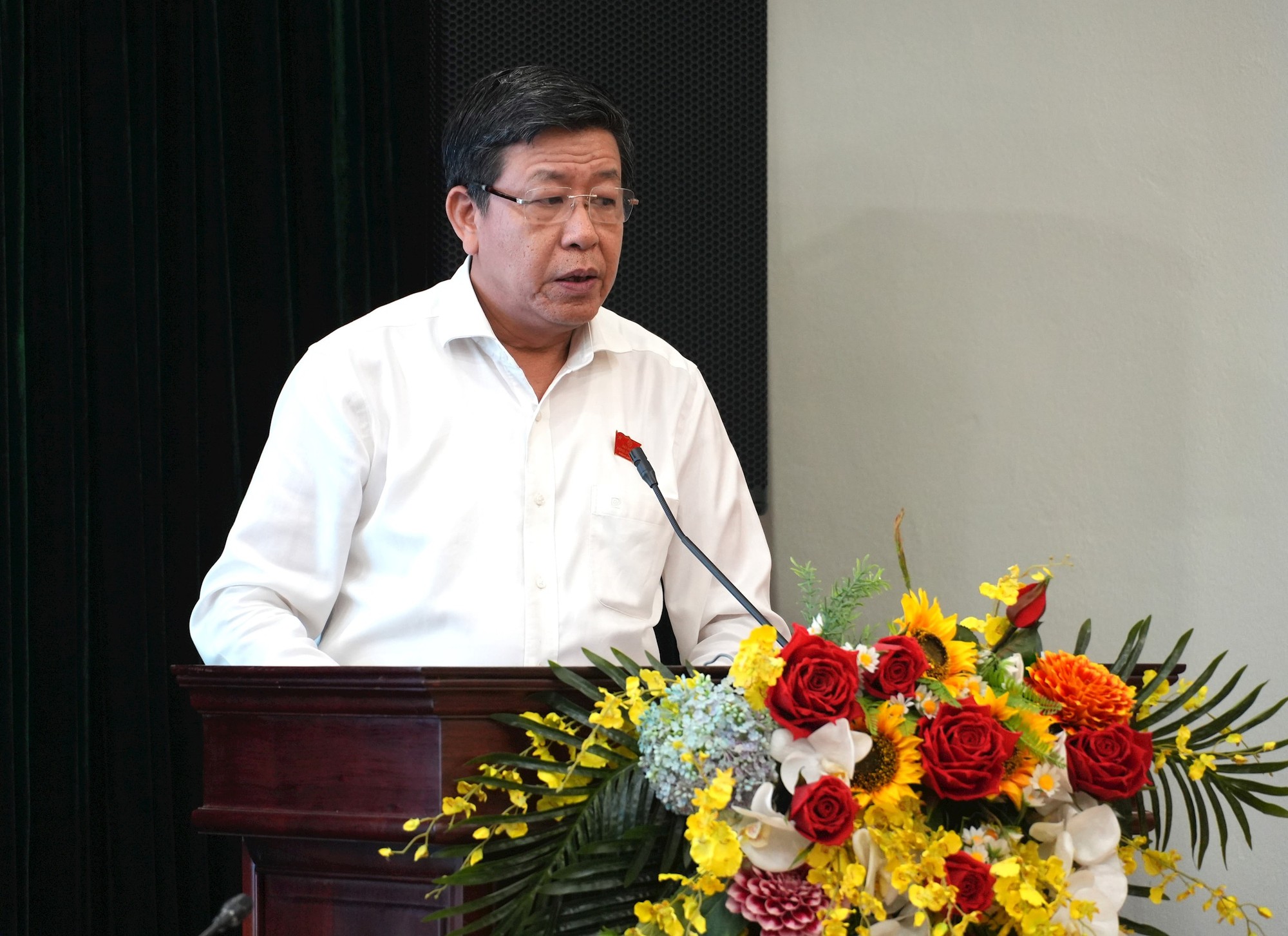 Đại biểu HĐND thành phố Hà Nội - Đơn vị bầu cử số 3 tiếp xúc cử tri trước kỳ họp- Ảnh 4.