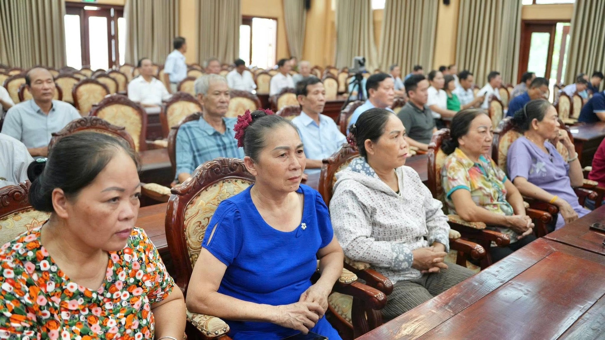 Đại biểu HĐND thành phố Hà Nội - Đơn vị bầu cử số 26 tiếp xúc cử tri trước kỳ họp- Ảnh 2.