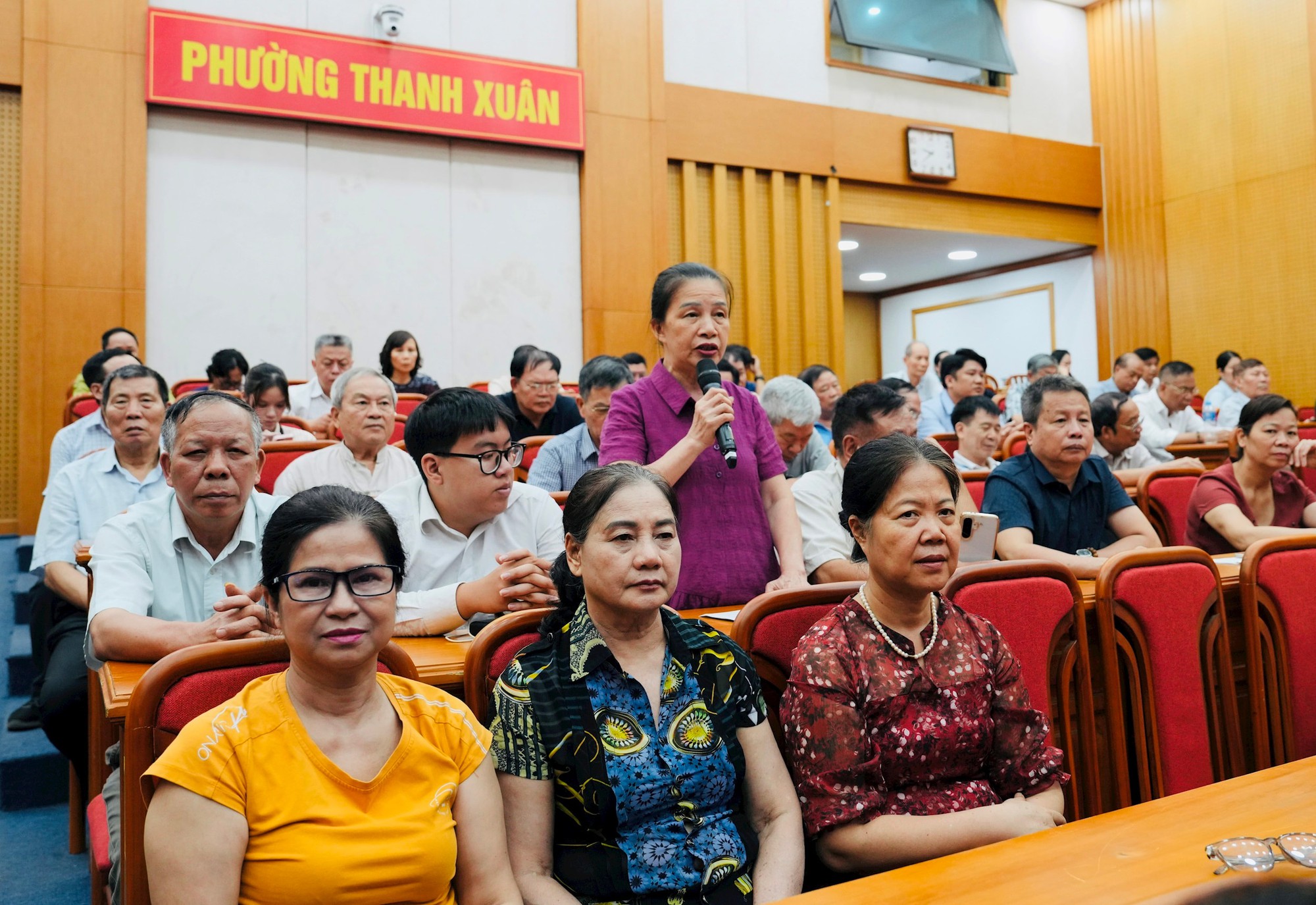 Đại biểu HĐND thành phố Hà Nội - Đơn vị bầu cử số 7 tiếp xúc cử tri trước kỳ họp- Ảnh 2.