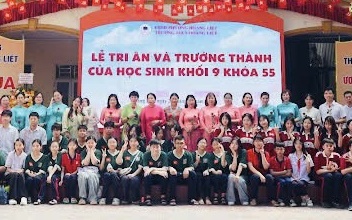 Hơn 91% học sinh THCS phường Hoàng Liệt đỗ vào
các trường công lập