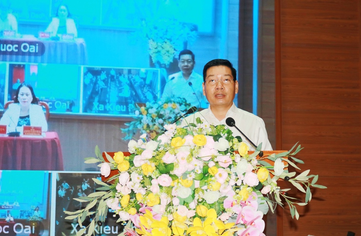 Cử tri các xã Phú Cát, Hưng Đạo, Kiều Phú, Quốc Oai kiến nghị về môi trường, giao thông và đất đai- Ảnh 4.