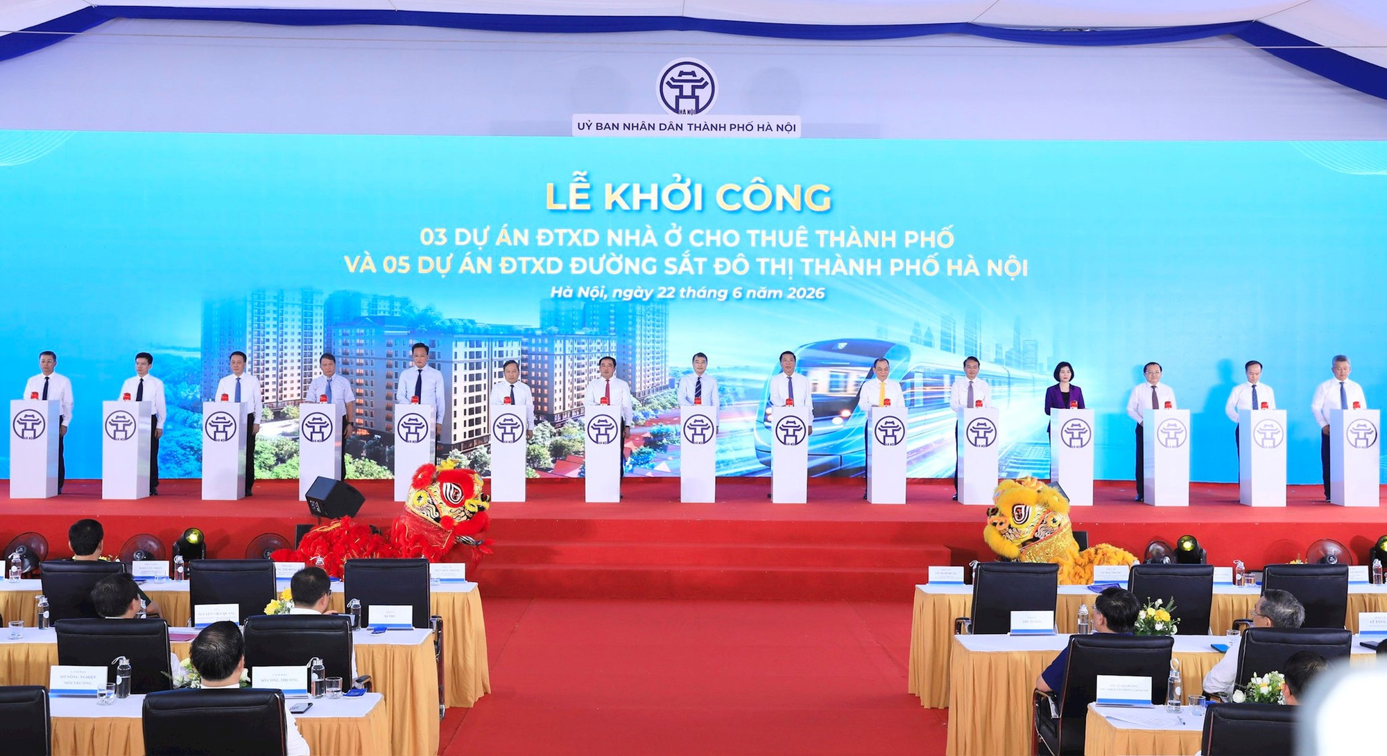 Hà Nội khởi công đồng thời 5 tuyến đường sắt đô thị và 3 dự án nhà ở cho thuê- Ảnh 2.