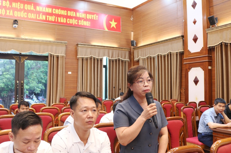 Cử tri các xã Phú Cát, Hưng Đạo, Kiều Phú, Quốc Oai kiến nghị về môi trường, giao thông và đất đai- Ảnh 2.