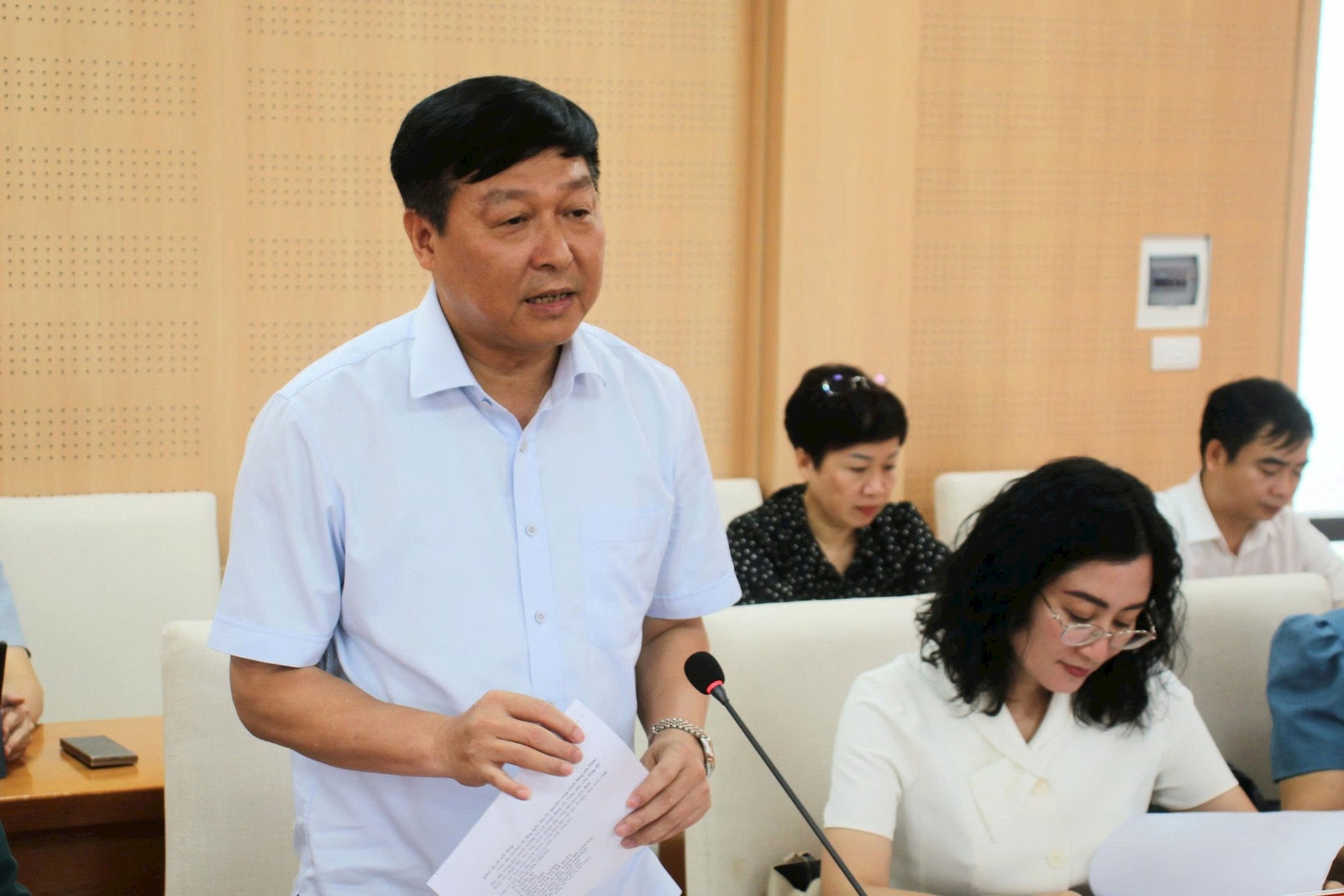 MTTQ thành phố Hà Nội giám sát thực hiện dân chủ ở cơ sở tại xã Tiến Thắng- Ảnh 3.