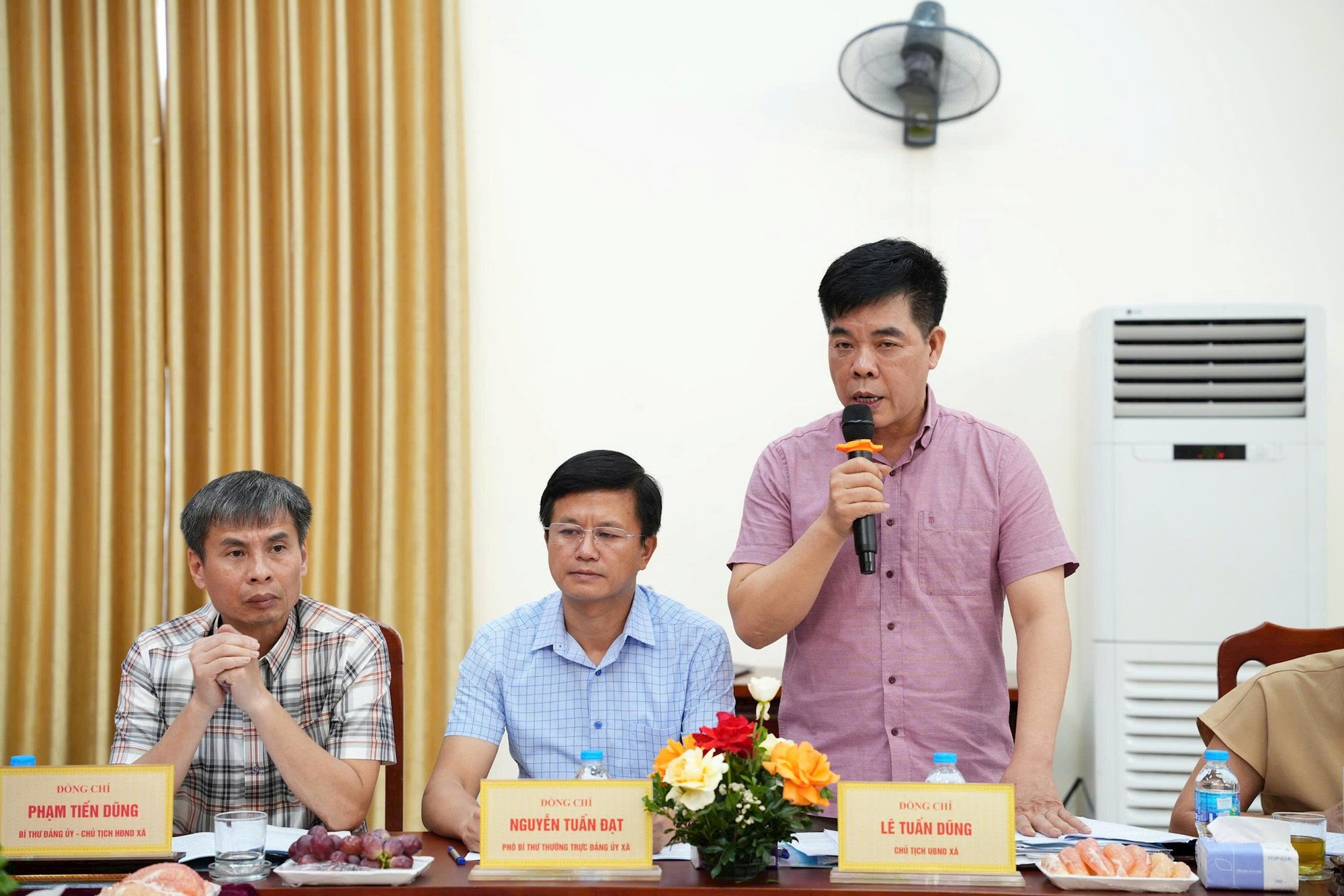 Đoàn giám sát Ủy ban MTTQ Việt Nam Thành phố kiểm tra thực hiện dân chủ ở cơ sở tại xã Hồng Vân- Ảnh 2.