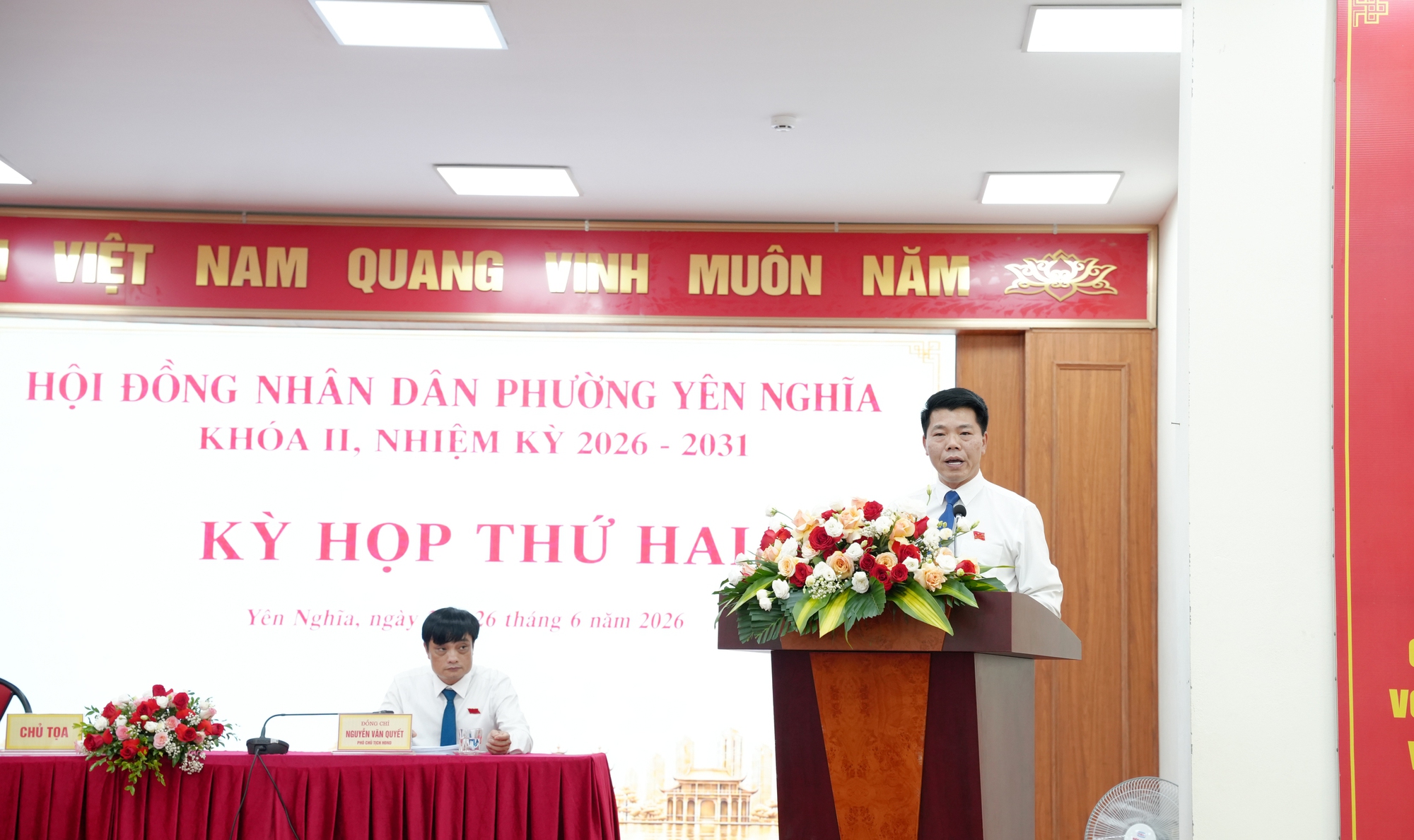 Phường Yên Nghĩa tổ chức Kỳ họp thứ Hai, kỳ họp thường lệ giữa năm 2026- Ảnh 1.