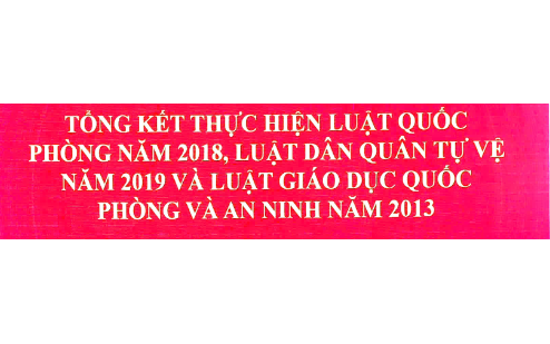 Kế hoạch tổng kết thực hiện 03 Luật