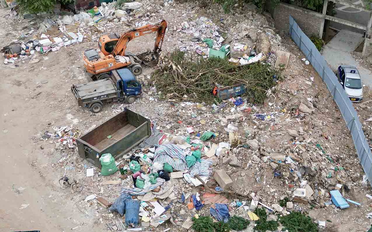 Thu hồi 2.700 m2 đất tại bãi thải vật liệu xây dựng An Dương